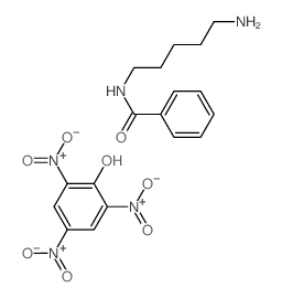 N-(5-aminopentyl)benzamide; 2,4,6-trinitrophenol结构式