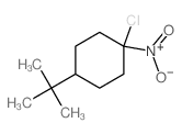 1-chloro-1-nitro-4-tert-butyl-cyclohexane结构式