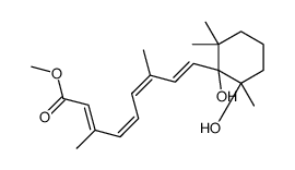 5,6-dihydroxyretinoic acid methyl ester Structure