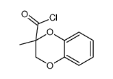 1,4-Benzodioxin-2-carbonyl chloride, 2,3-dihydro-2-methyl- (9CI) Structure