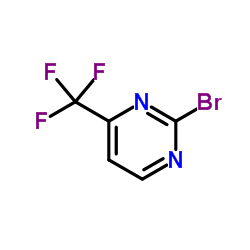 2-Bromo-4-(trifluoromethyl)pyrimidine structure