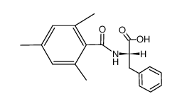(S)-3-phenyl-2-(2,4,6-trimethylbenzamido)propanoic acid结构式
