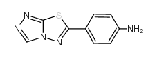 4-[1,2,4]噻唑并[3,4-b][1,3,4]噻二唑-6-基-苯胺结构式
