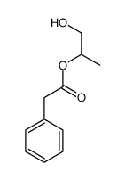 1-hydroxypropan-2-yl 2-phenylacetate Structure