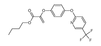 n-butyl 2-[4-(5-trifluoromethylpyrid-2-yloxy)phenoxy]acrylate结构式