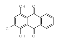 9,10-Anthracenedione,2-chloro-1,4-dihydroxy- structure