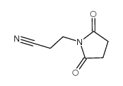 3-(2,5-dioxopyrrolidin-1-yl)propanenitrile Structure