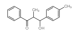 3-羟基-2-甲基-1-苯基-3-对甲苯基丙烷-1-酮结构式