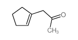 1-(1-cyclopentenyl)propan-2-one Structure