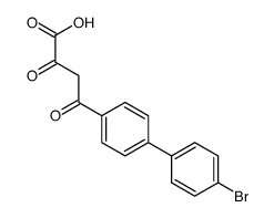 4-(4'-bromo(1,1'-biphenyl)-4-yl)-2,4-dioxobutanoic acid结构式