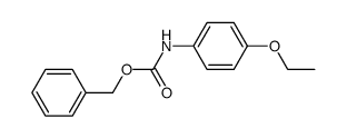 (4-ethoxy-phenyl)-carbamic acid benzyl ester Structure