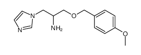 1-[2-amino-3-[(4-methoxyphenyl)methoxy]propyl]-1H-imidazole Structure