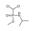 N-[dichloromethyl(methoxy)phosphoryl]propan-2-amine Structure