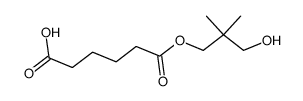 己二酸1-(3-羟基-2,2-二甲基丙基)酯结构式