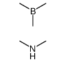 trimethyl-borane, compound with dimethylamine Structure