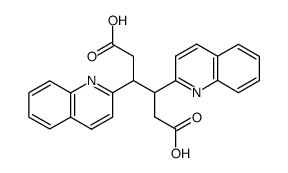 3,4-di-[2]quinolyl-adipic acid Structure