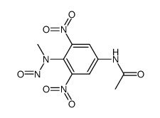 acetic acid-[4-(methyl-nitroso-amino)-3,5-dinitro-anilide] Structure