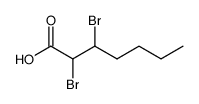 2,3-dibromo-heptanoic acid结构式