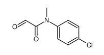 N-(4-chlorophenyl)-N-methyl-2-oxoacetamide结构式
