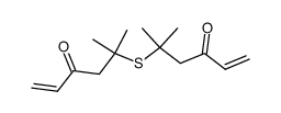 bis-(1,1-dimethyl-3-oxo-pent-4-enyl)-sulfide Structure