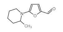 5-(2-甲基哌啶-1-基)-呋喃-2-甲醛结构式
