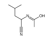N-(1-cyano-3-methylbutyl)acetamide结构式