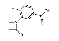 4-methyl-3-(2-oxoazetidin-1-yl)benzoic acid结构式