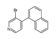 3-bromo-4-naphthalen-1-ylpyridine Structure
