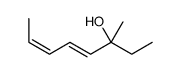 3-methylocta-4,6-dien-3-ol结构式