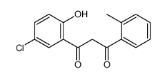 1-(5-chloro-2-hydroxyphenyl)-3-(2-methylphenyl)propane-1,3-dione结构式