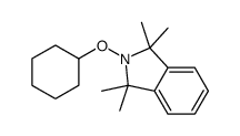 2-cyclohexyloxy-1,1,3,3-tetramethylisoindole结构式