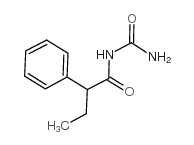 (2-苯基丁酰基)脲结构式