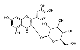 quercetin-3-O-β-D-allopyranoside Structure
