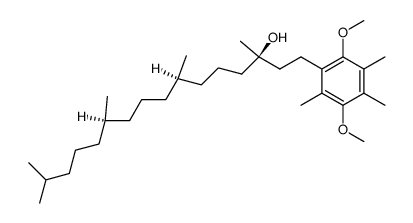 (3R,7R,11R)-1-(2',5'-dimethoxy-3',4',6'-trimethylphenyl)-3,7,11,15-tetramethyl-hexadecan-3-ol Structure