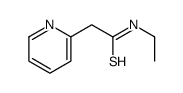N-ethyl-2-pyridin-2-ylethanethioamide结构式