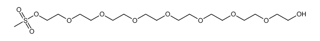 23-hydroxy-3,6,9,12,15,18,21-heptaoxatricos-1-yl methanesulfonate Structure
