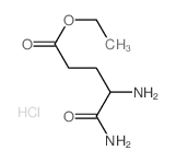 ethyl 4-amino-4-carbamoyl-butanoate结构式