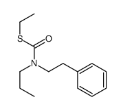S-ethyl N-(2-phenylethyl)-N-propylcarbamothioate结构式