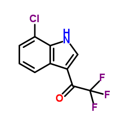 1-(7-Chloro-1H-indol-3-yl)-2,2,2-trifluoroethanone结构式