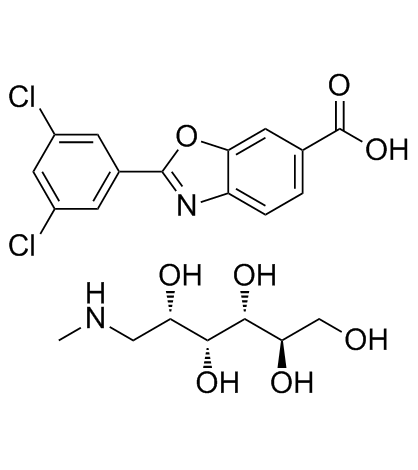Tafamidis葡甲胺结构式