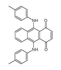 9,10-di(p-tolylamino)-1,4-anthraquinone Structure