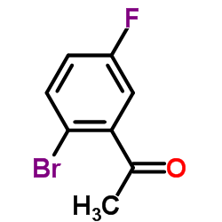 2'-溴-5'-氟苯乙酮结构式