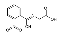 N-(2-硝基苯甲酰基)甘氨酸结构式