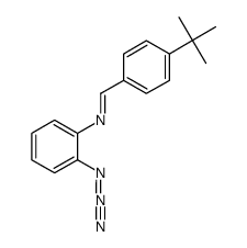 (E)-N-(2-azidophenyl)-1-(4-(tert-butyl)phenyl)methanimine Structure