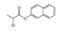 naphthalen-2-yl 2-chloropropanoate结构式