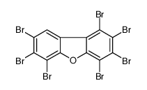 1,2,3,4,6,7,8-heptabromodibenzofuran结构式