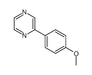 2-(4-Methoxyphenyl)pyrazine Structure