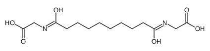 2-[[10-(carboxymethylamino)-10-oxodecanoyl]amino]acetic acid Structure