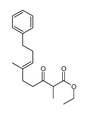 ethyl 2,6-dimethyl-3-oxo-9-phenylnon-6-enoate Structure