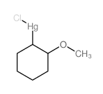 chloro-(2-methoxycyclohexyl)mercury结构式